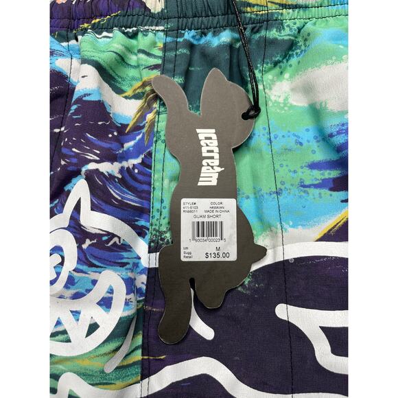 2-11 ICECREAM Men's Guam Shorts Multicolor Medium - Picture 9 of 9